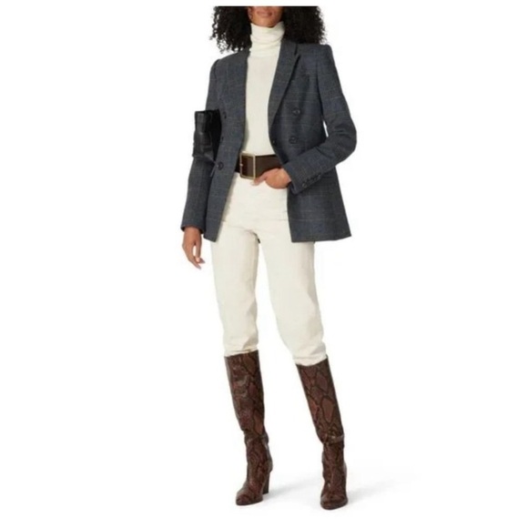 Veronica Beard Yareli Dickey Jacket in Navy Multi - Picture 2 of 10